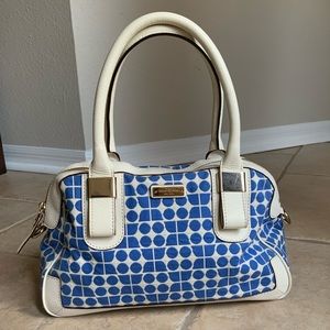 EUC Kate Spade Noel Canvas Handbag in Vintage Geometric Design